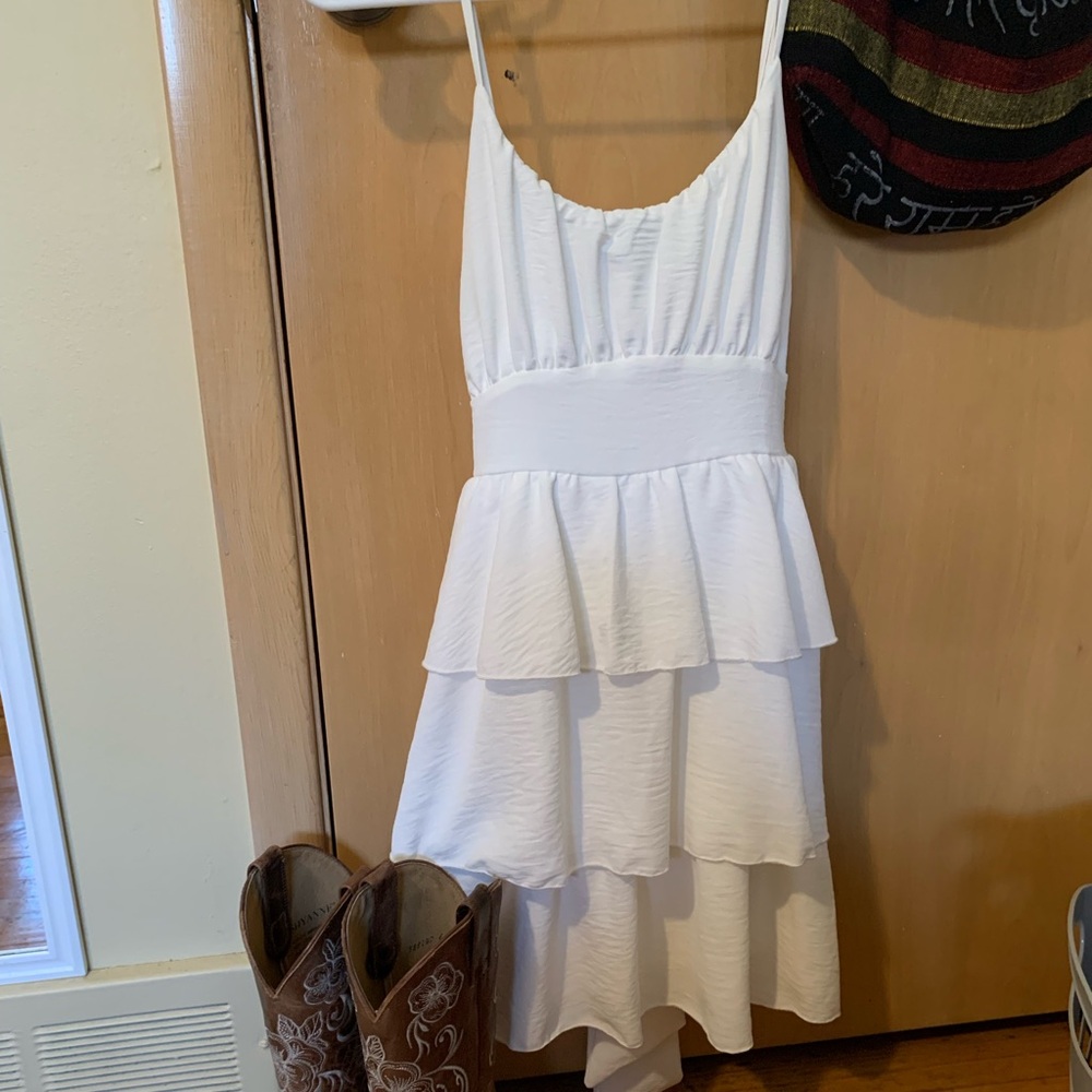 BRAND NEW! White Layered Dress